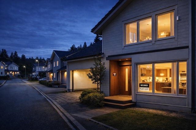 naapurustoa jossa on sector alarm hälytysjärjestelmä