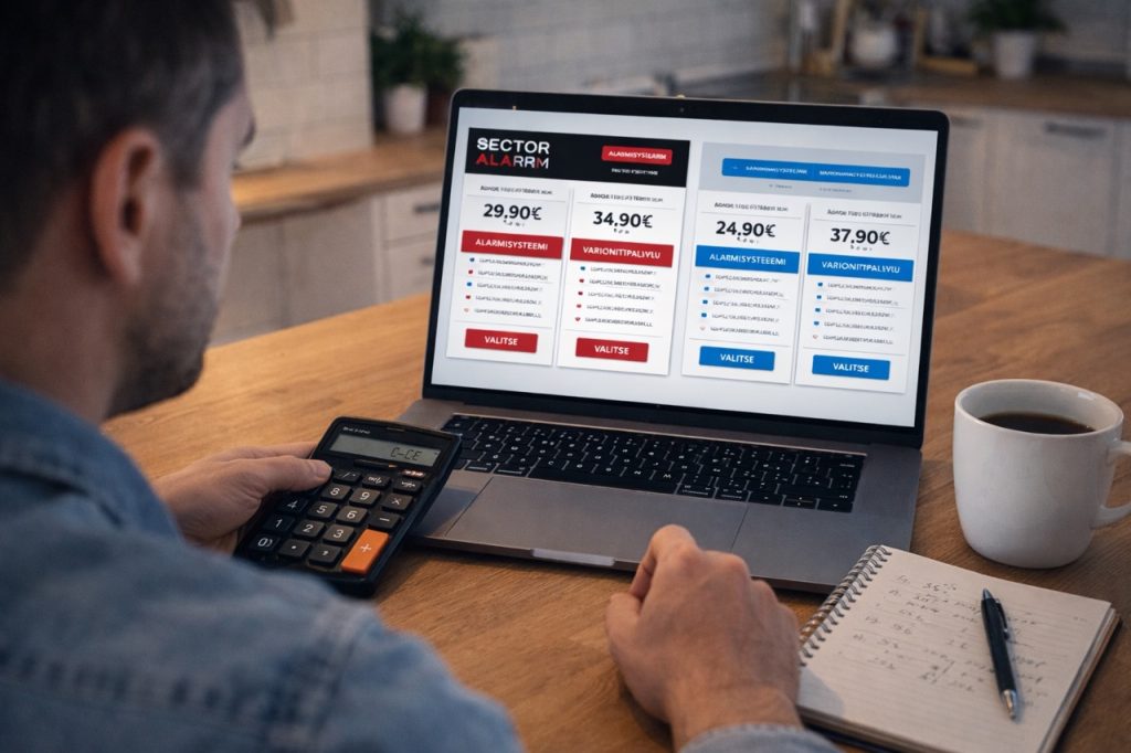 sector alarm hinnasto