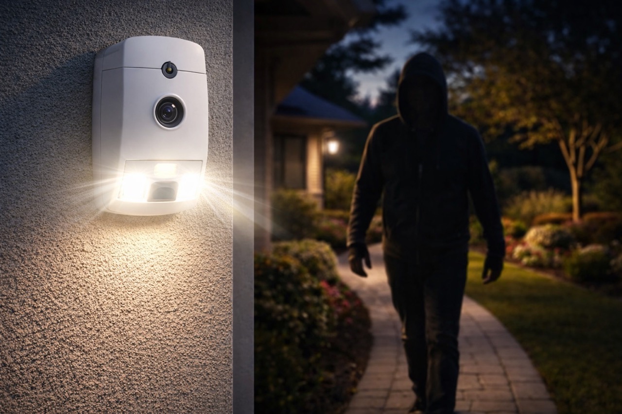 kameraliiketunnistin seinässä