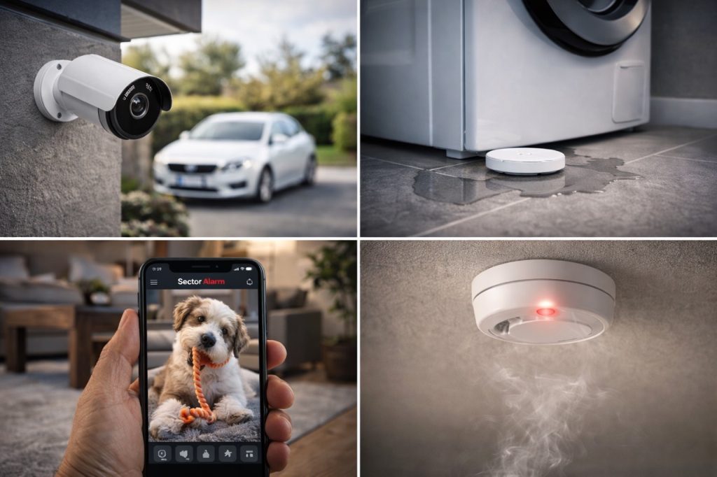sector alarm laitteet