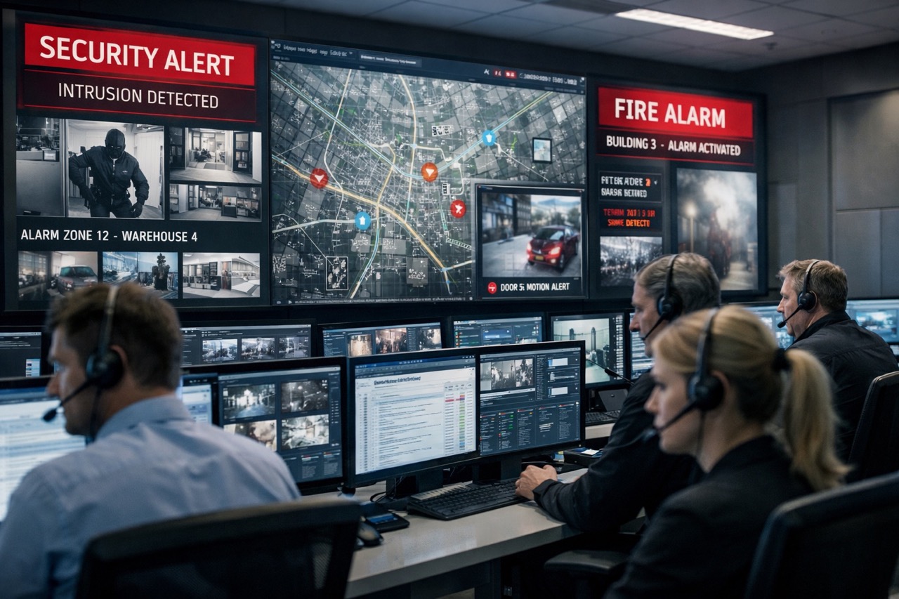 hälytyskeskusten vertailua